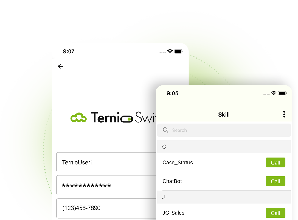 TernioSwitch App Screenshots